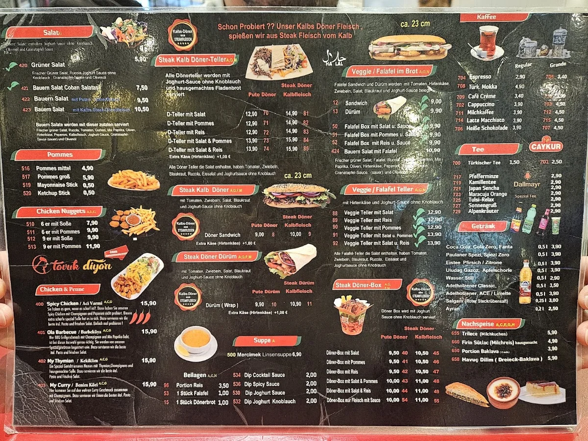 EssPoint Steak Döner Pide & Grill – Speisekarte in München, Bayern