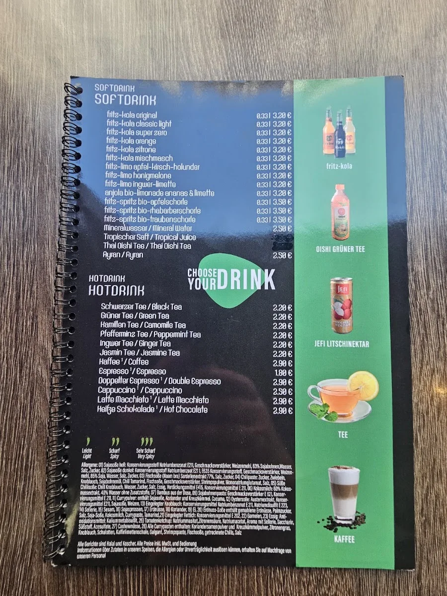 Restaurant Thai Fun – Speisekarte in Frankfurt am Main, Hessen