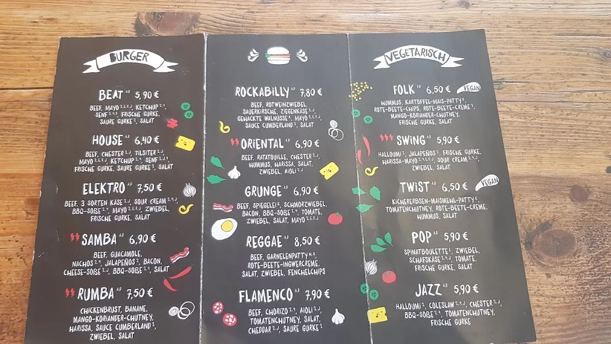 Beat´n Burger – Speisekarte in Dresden, Sachsen