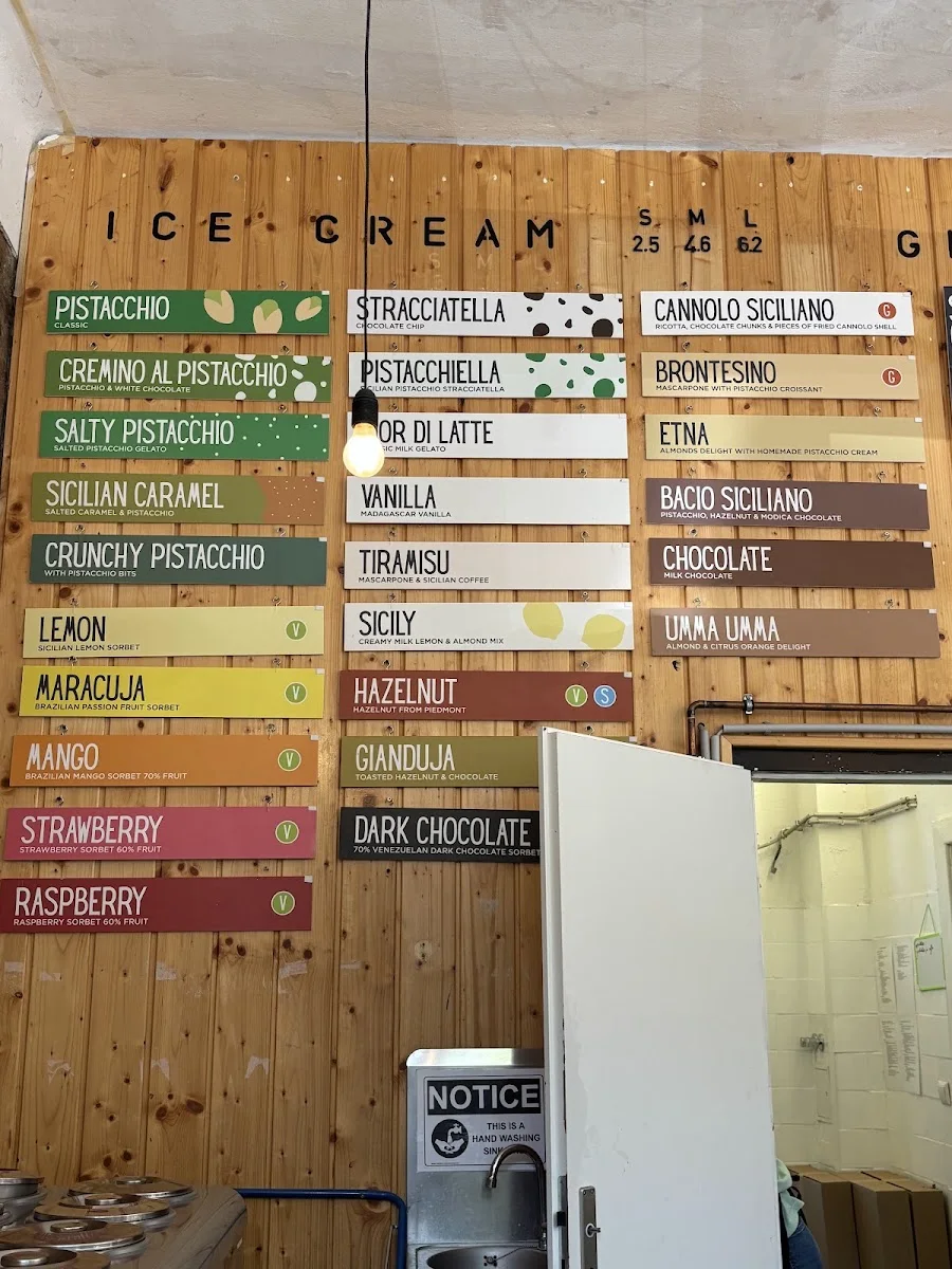 Duo - Sicilian Ice Cream – Speisekarte in Berlin