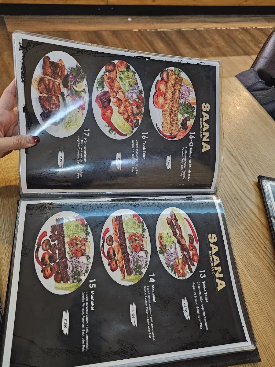 Saana Restaurant – Speisekarte in Köln, Nordrhein-Westfalen