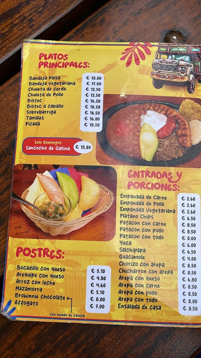 Restaurant Sapo Rey – Speisekarte in Frankfurt am Main, Hessen