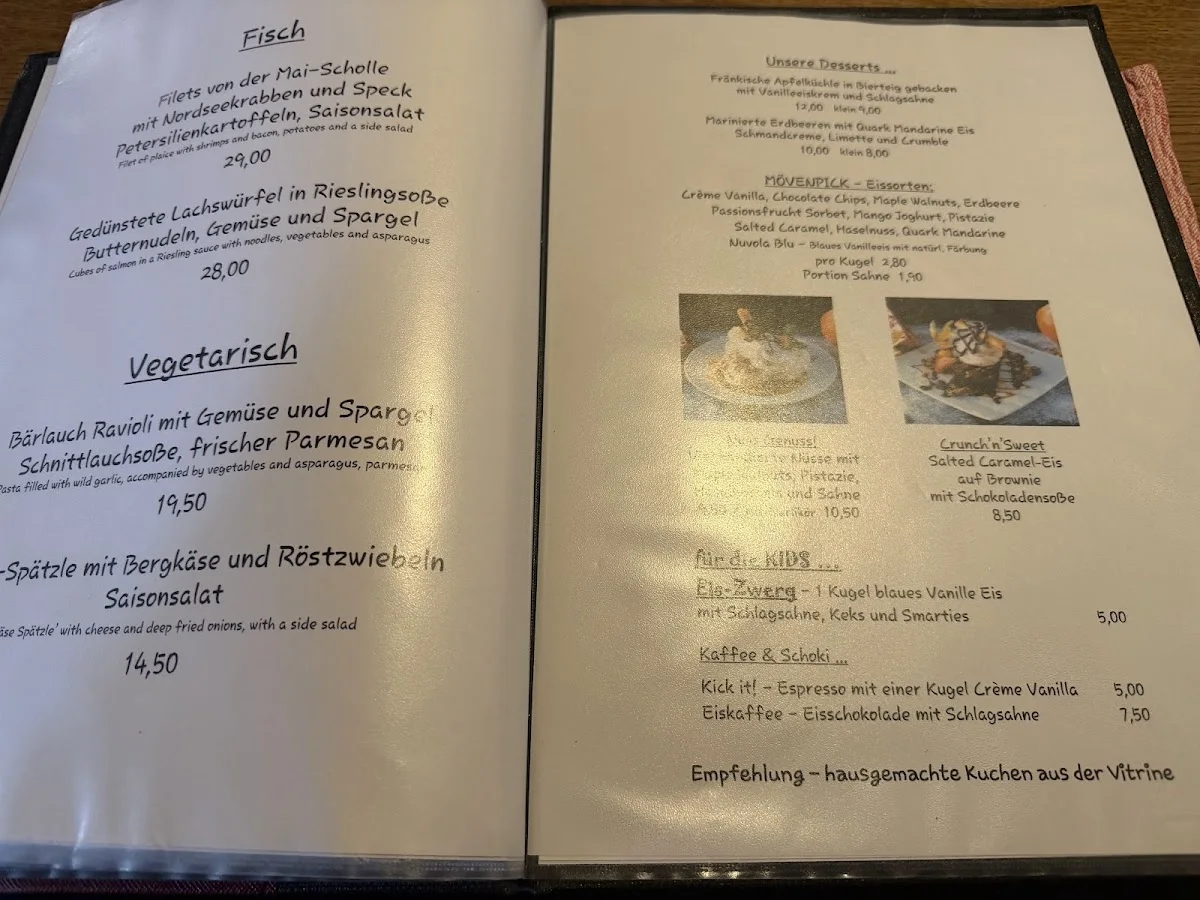 Alte Post – Speisekarte in Nürnberg, Bayern