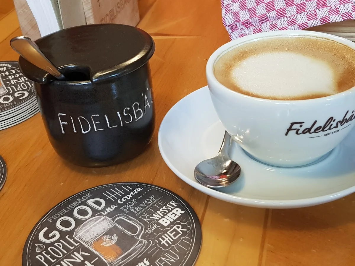 Fidelisbäck Bäckerei und Gastwirtschaft – Cappuccino in Wangen im Allgäu, Baden-Württemberg