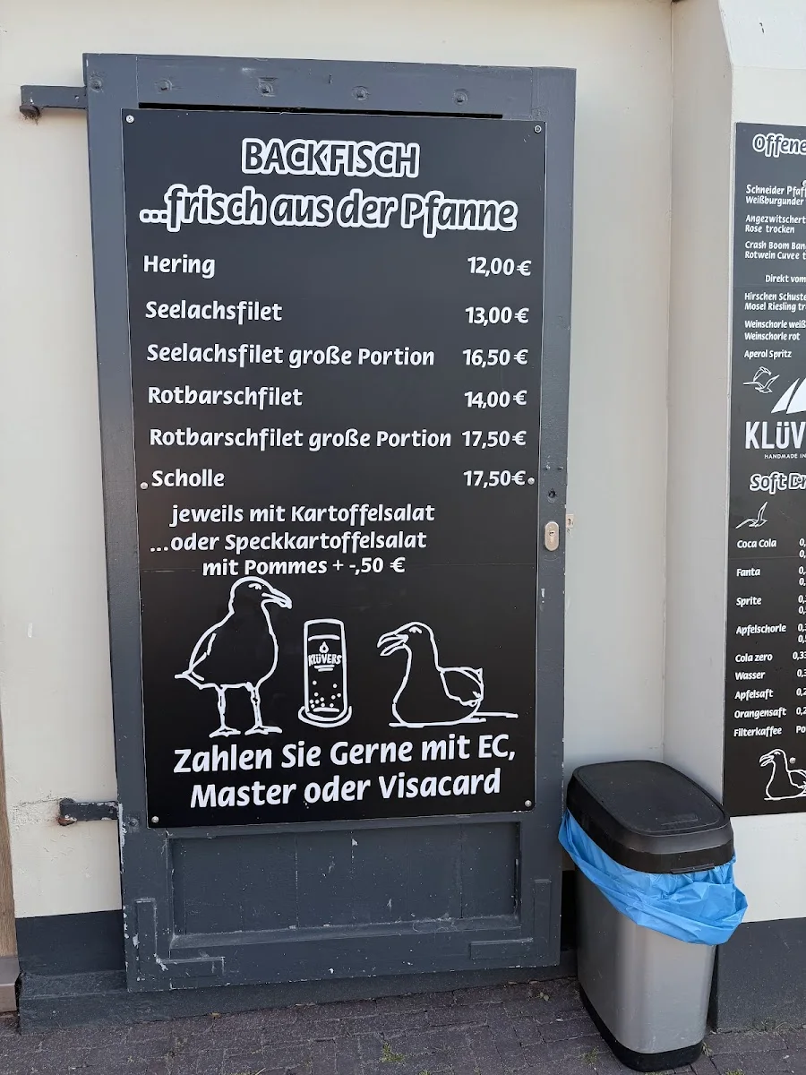 Klüvers Hafenräucherei – Speisekarte in Timmendorfer Strand, Schleswig-Holstein
