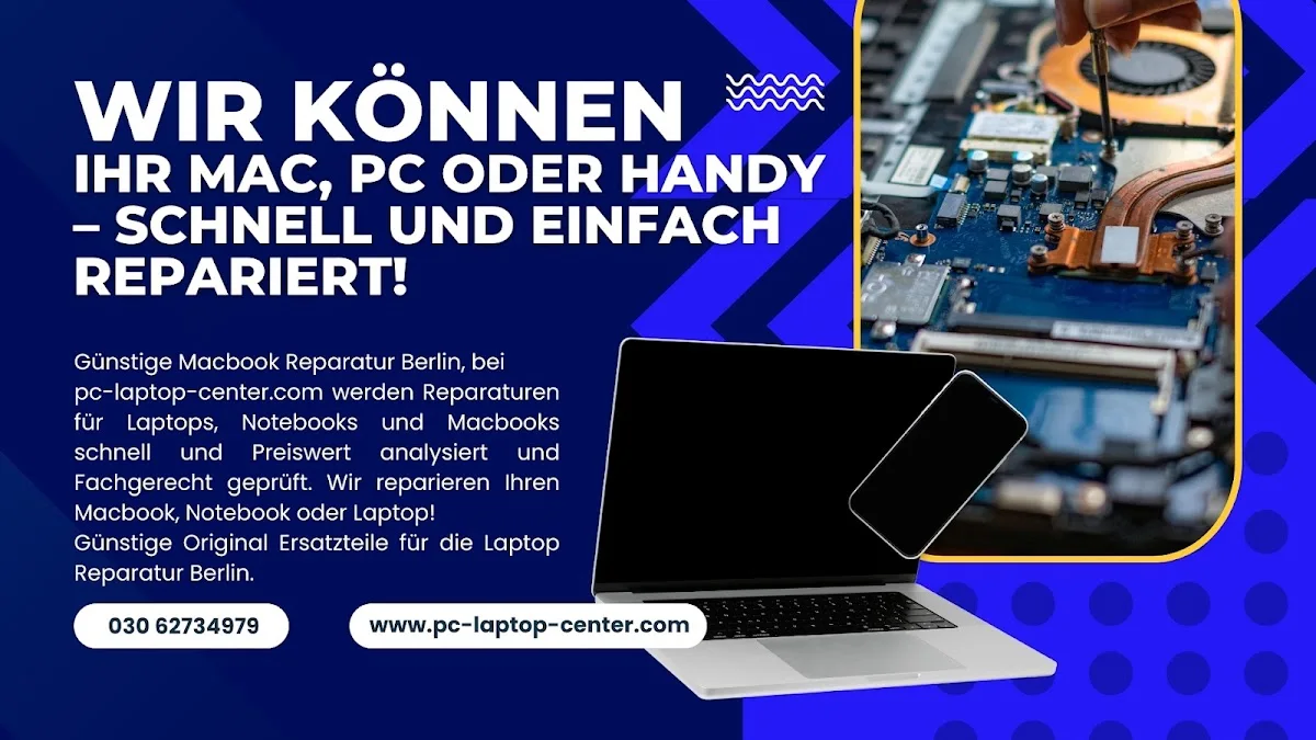 Bucom Macbook Notebook Reparatur Ersatzteile – Bilgisayar in Berlin