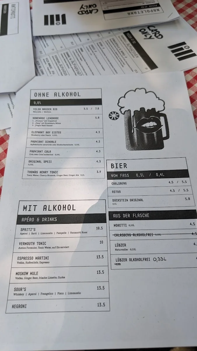 Jill - Neapolitanische Pizza – Speisekarte in Hamburg