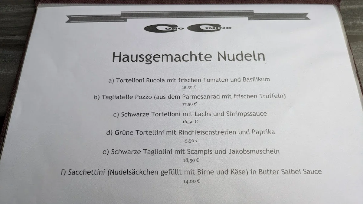 Cono Cimino Pizzeria Frankfurt am Main – Speisekarte in Frankfurt am Main, Hessen