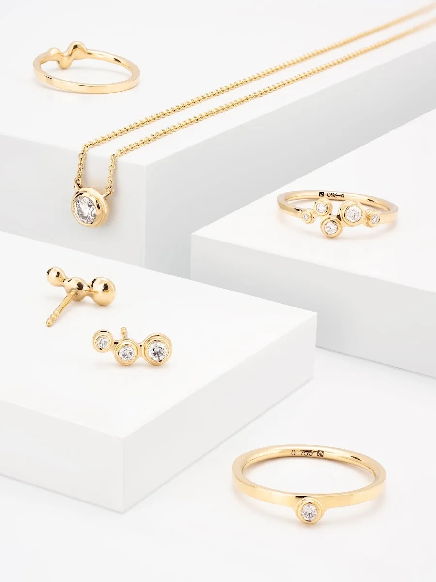 Quite Quiet - Fairtrade Gold Schmuck, Ehe - und Verlobungsringe – Ohrring in Berlin