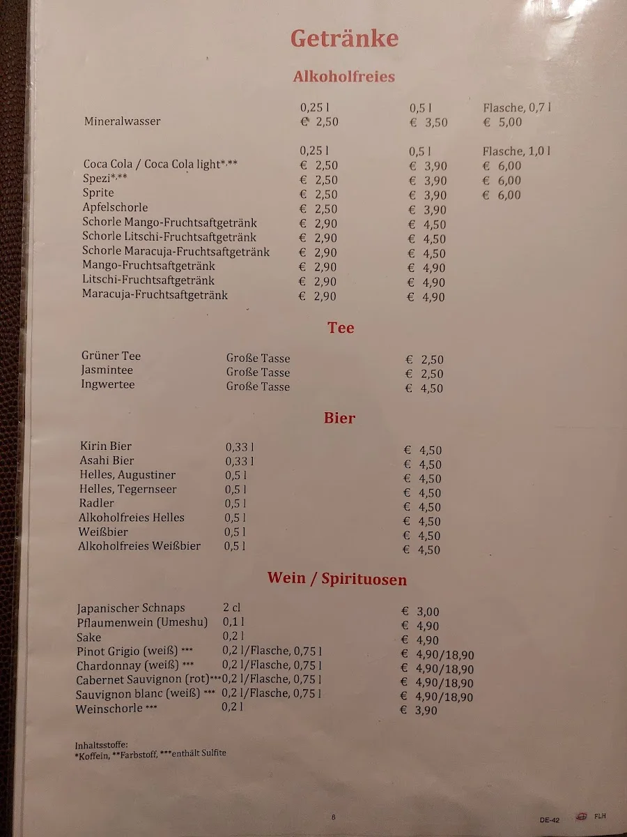 BENTO YA – Speisekarte in München, Bayern