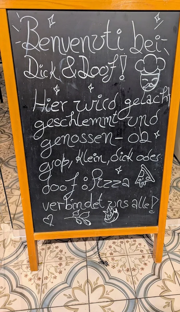 Pizzeria Dick&Doof L´Originale Bornheim – Speisekarte in Frankfurt am Main, Hessen