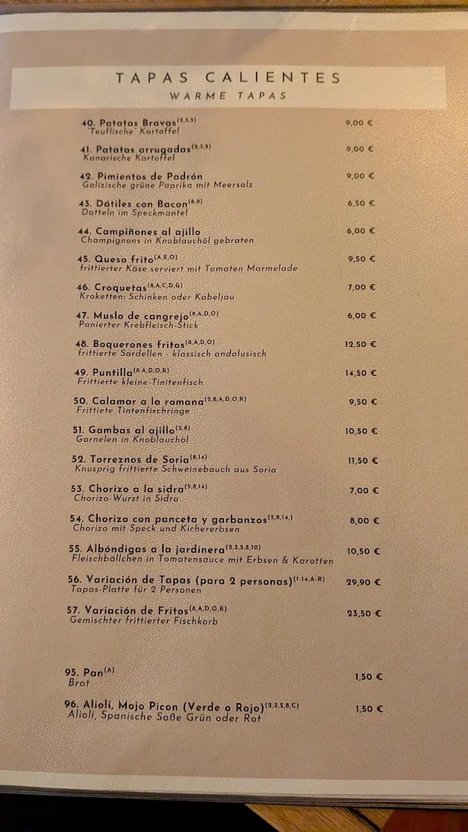 La Taberna – Speisekarte in Brandenburg an der Havel, Brandenburg