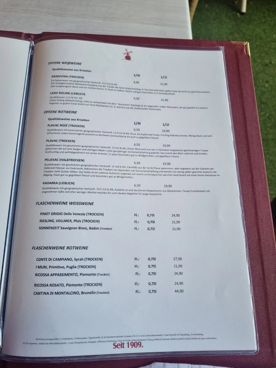 Restaurant Adlermühle Berlin – Speisekarte in Berlin