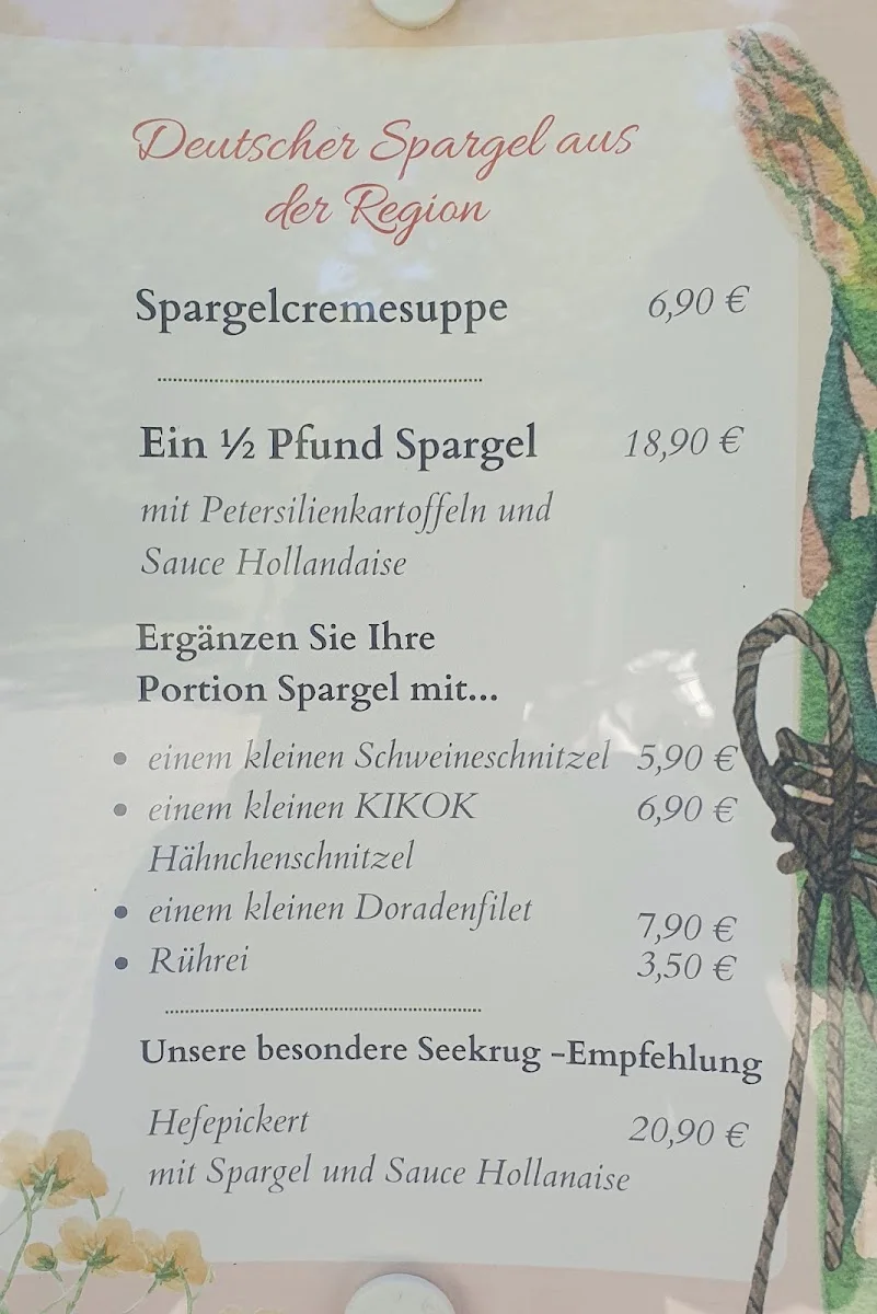 Der Seekrug – Speisekarte in Bielefeld, Nordrhein-Westfalen