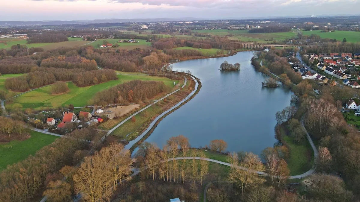 Der Seekrug – Erholungslandschaft Obersee/Johannisbachtal in Bielefeld, Nordrhein-Westfalen