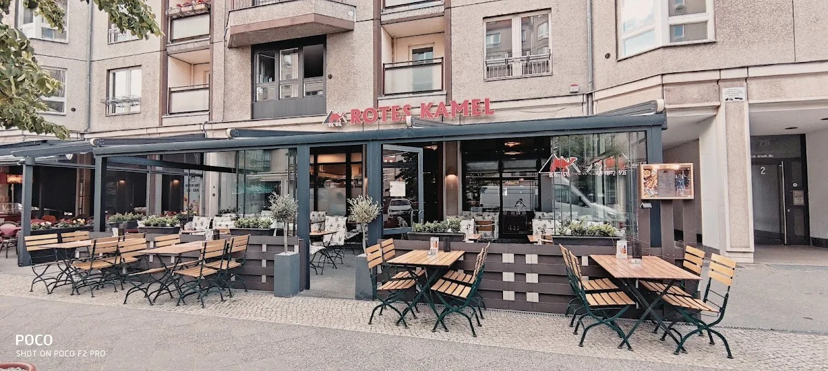 Rotes Kamel – Atmosphäre in Berlin