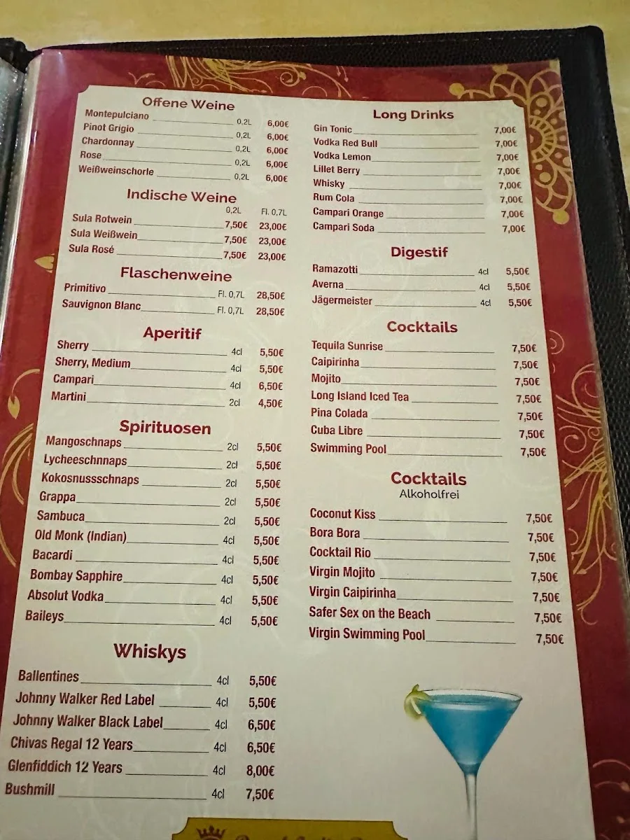 Royal India Bonn Restaurant – Speisekarte in Bonn, Nordrhein-Westfalen