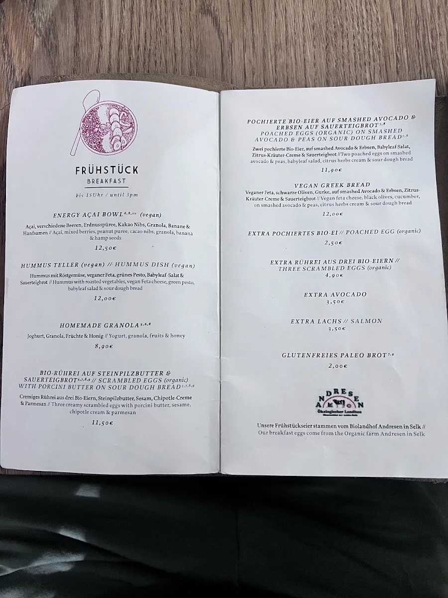 Nord Coast Coffee Roastery – Speisekarte in Hamburg