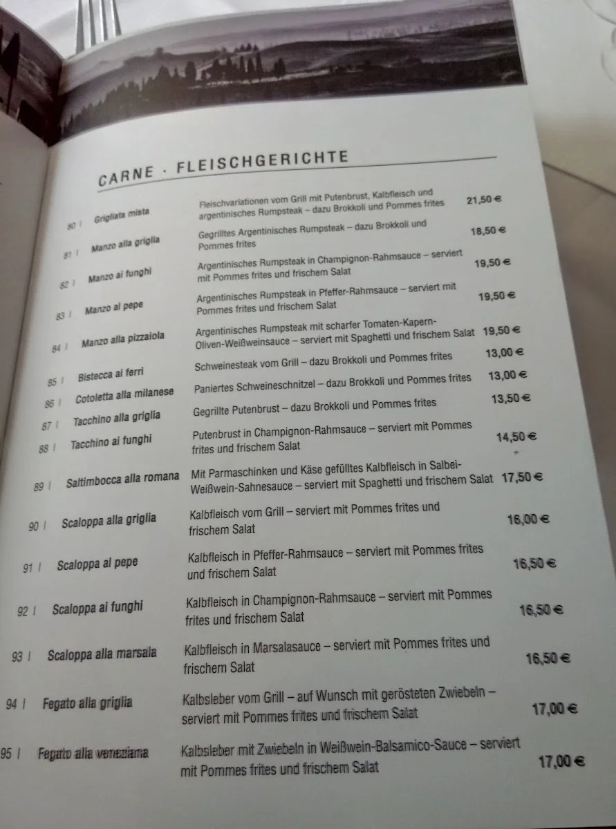DaEnzo – Speisekarte in Köln, Nordrhein-Westfalen
