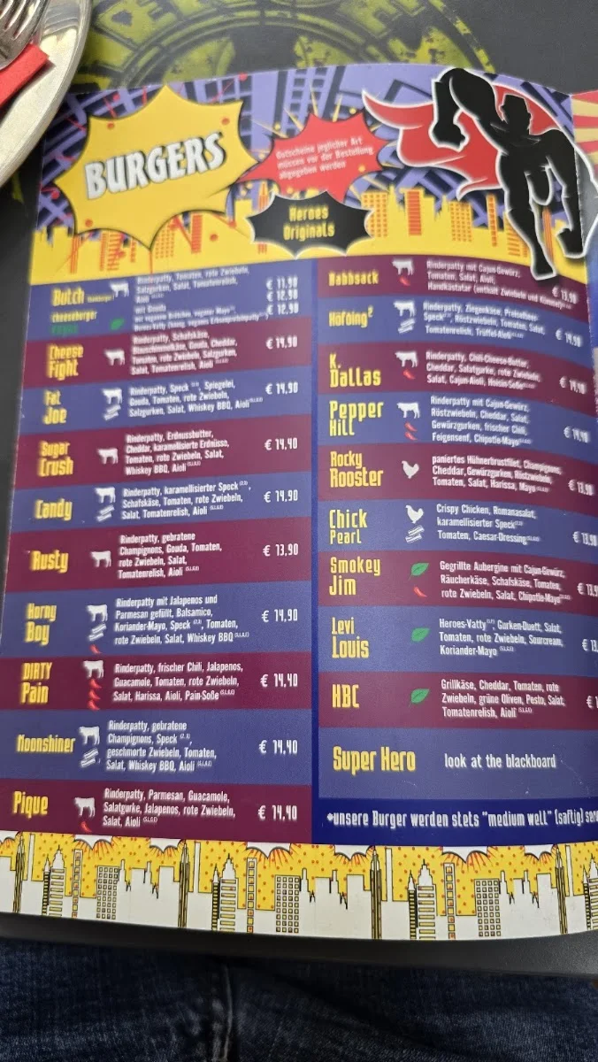 Heroes Premium Burgers – Fast-Food-Restaurant in Frankfurt am Main, Hessen