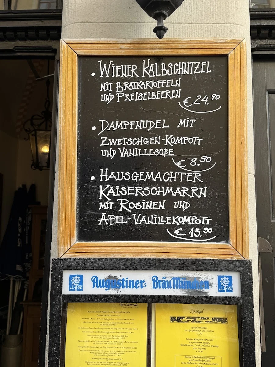 Tattenbach Wirtshaus & Stüberl – Speisekarte in München, Bayern