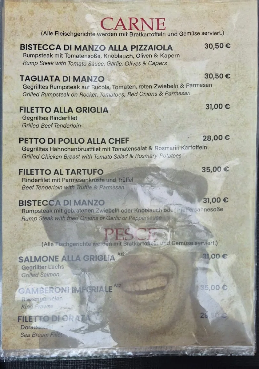Trattoria Amici Westend – Speisekarte in Frankfurt am Main, Hessen