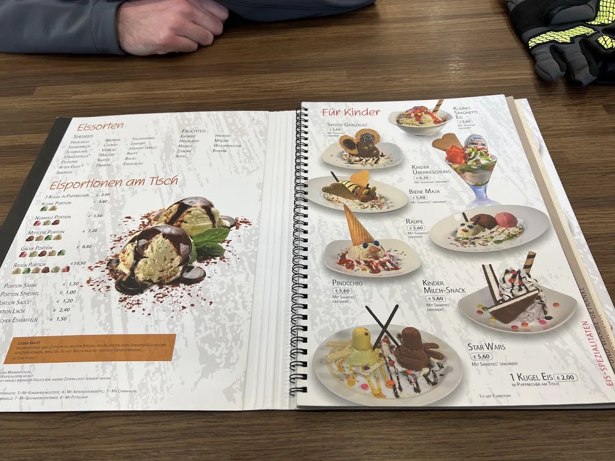 Eiscafé Firenze – Speisekarte in Amberg, Bayern