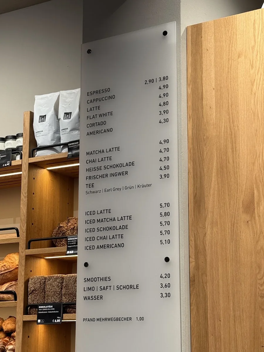 ZEIT FÜR BROT – Speisekarte in Berlin
