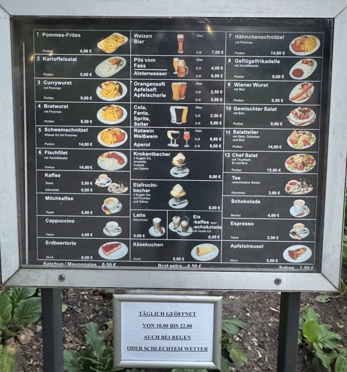 Restaurant Rosenhof – Speisekarte in Hamburg