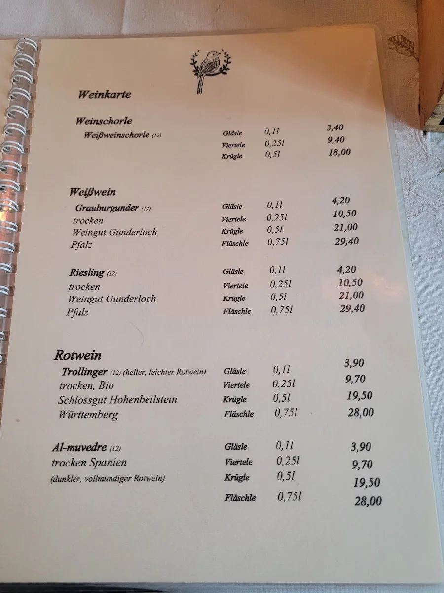 Zum Spätzle - schwäbischer Imbiss – Speisekarte in Hamburg