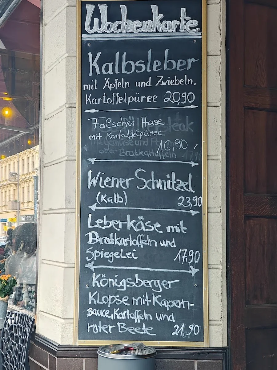 Wilhelm Hoeck 1892 – Speisekarte in Berlin