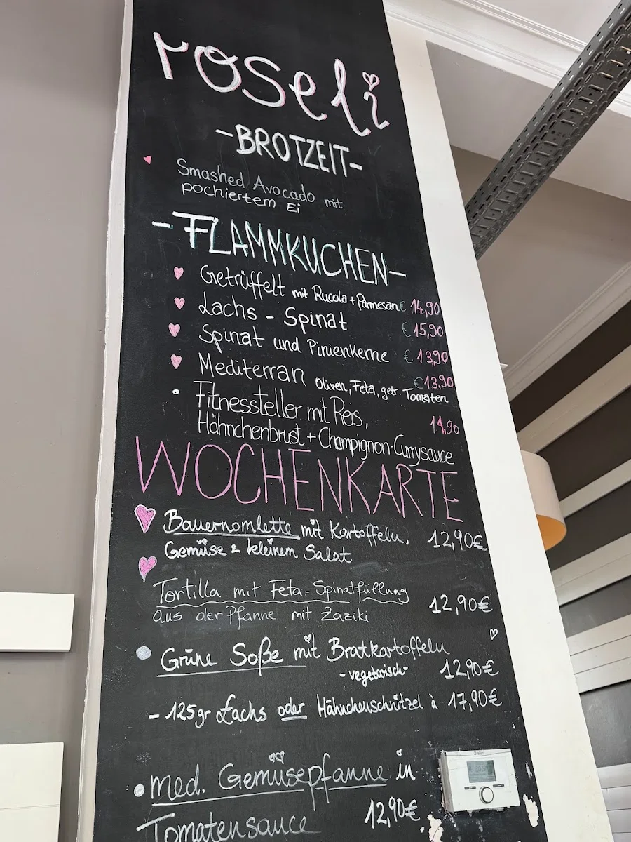 Roseli Café & Bar – Speisekarte in Frankfurt am Main, Hessen