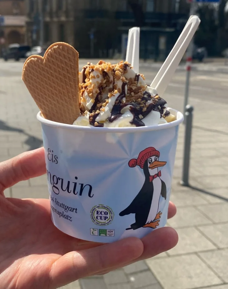 Eis-Bistro Pinguin – Glace in Stuttgart, Baden-Württemberg