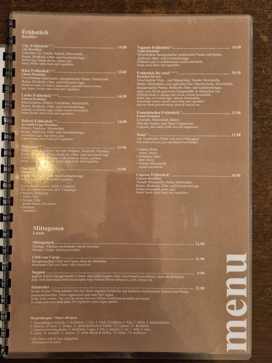 Cafe Latrio-Berlin – Speisekarte in Berlin