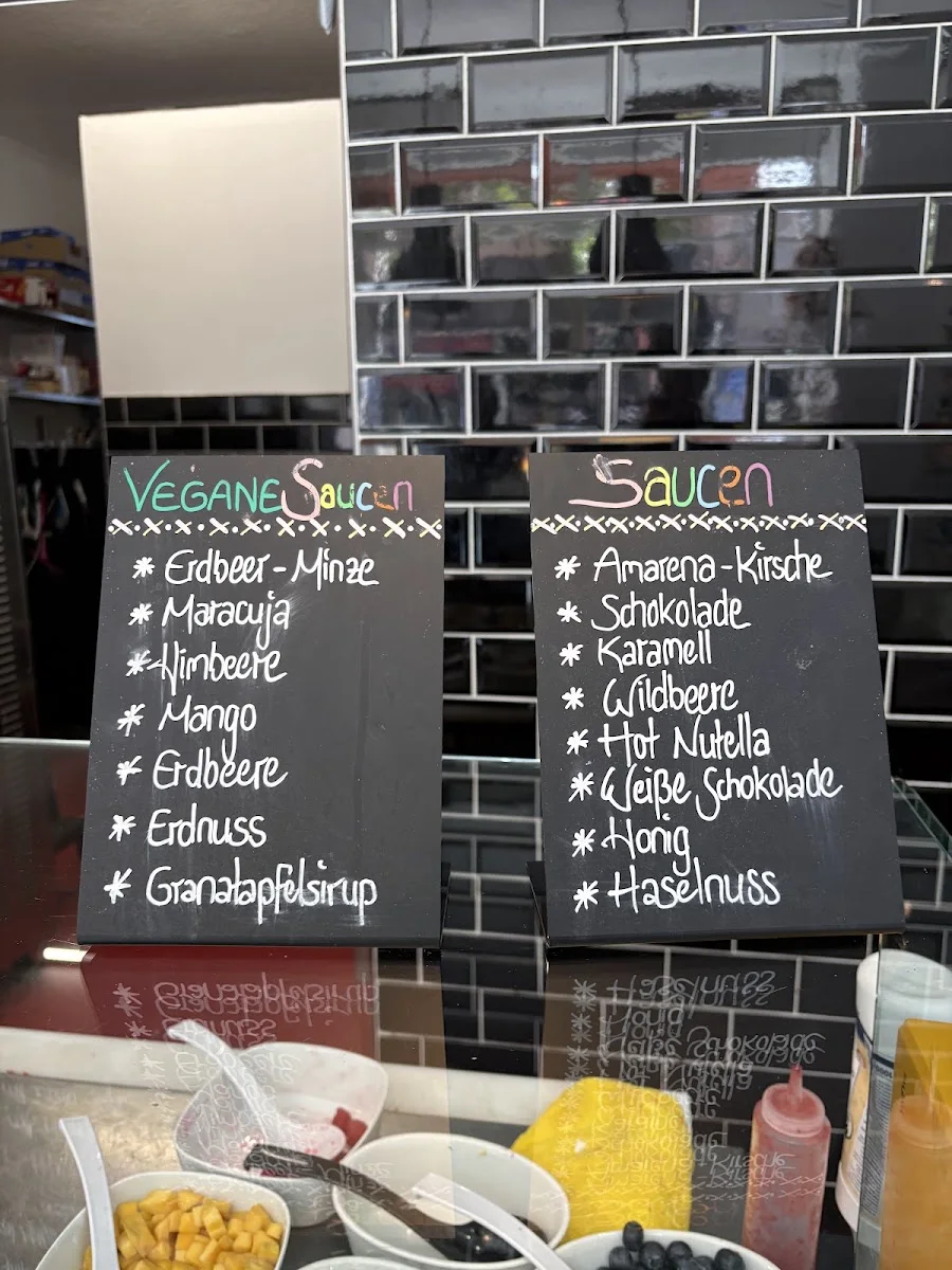 Shiyogu Frozen Yogurt – Speisekarte in Düsseldorf, Nordrhein-Westfalen