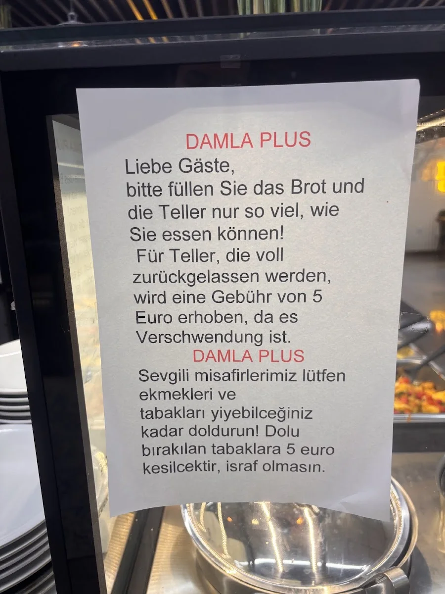 Damla +PLUS – Speisekarte in Köln, Nordrhein-Westfalen