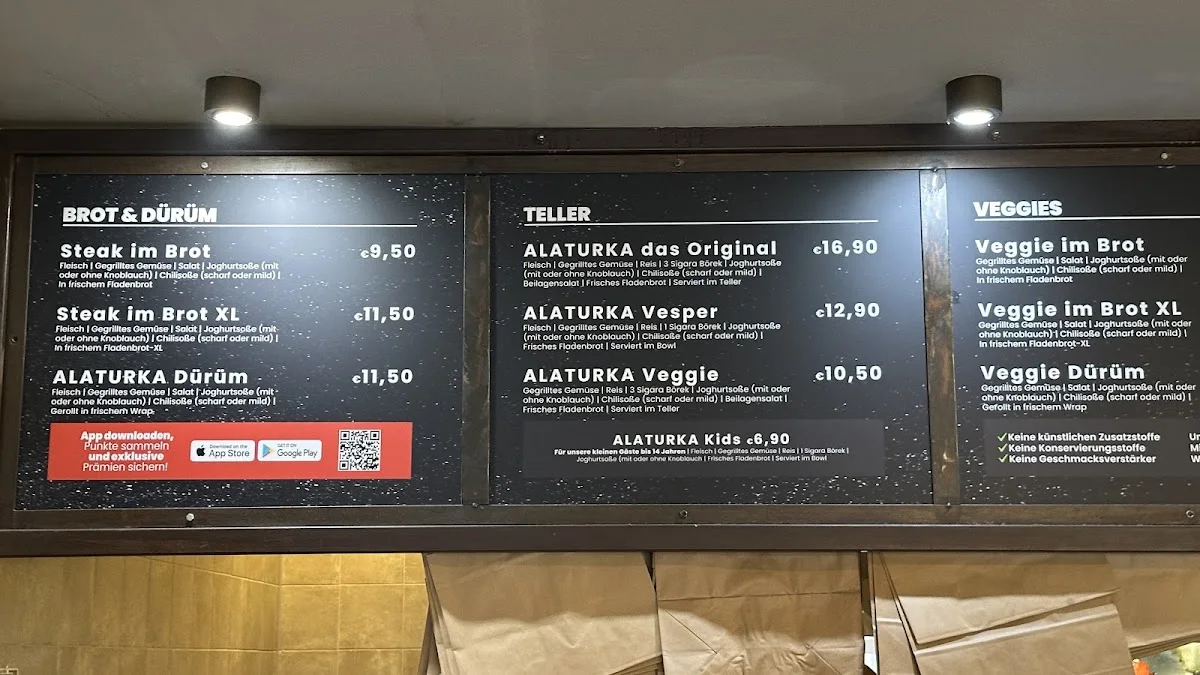 Alaturka – Speisekarte in Stuttgart, Baden-Württemberg