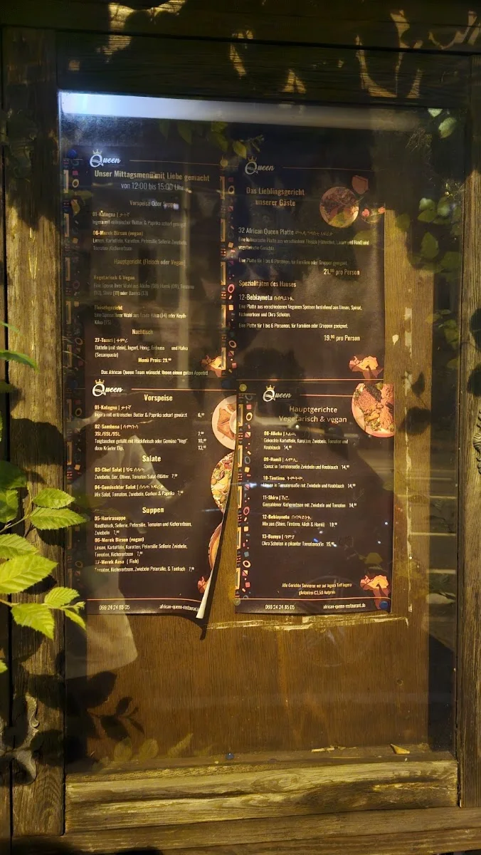 African Queen Restaurant – Speisekarte in Frankfurt am Main, Hessen