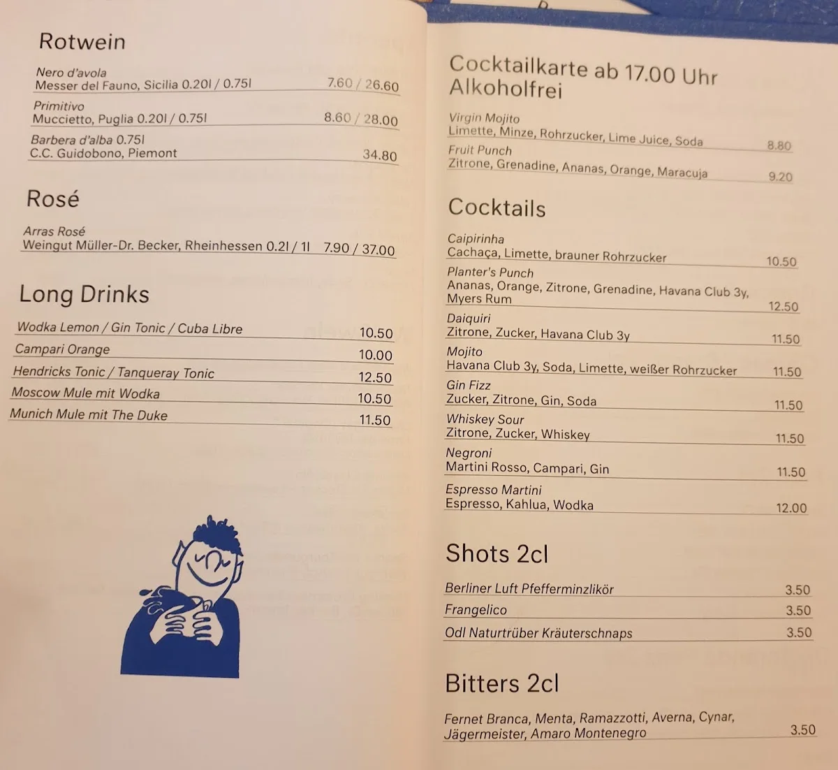 Café Puck – Speisekarte in München, Bayern
