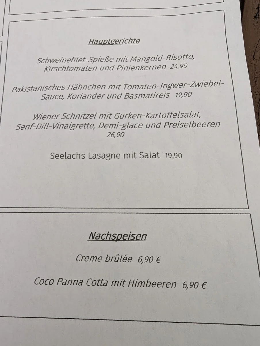 Goldmund Literatur Café Restaurant – Speisekarte in Köln, Nordrhein-Westfalen