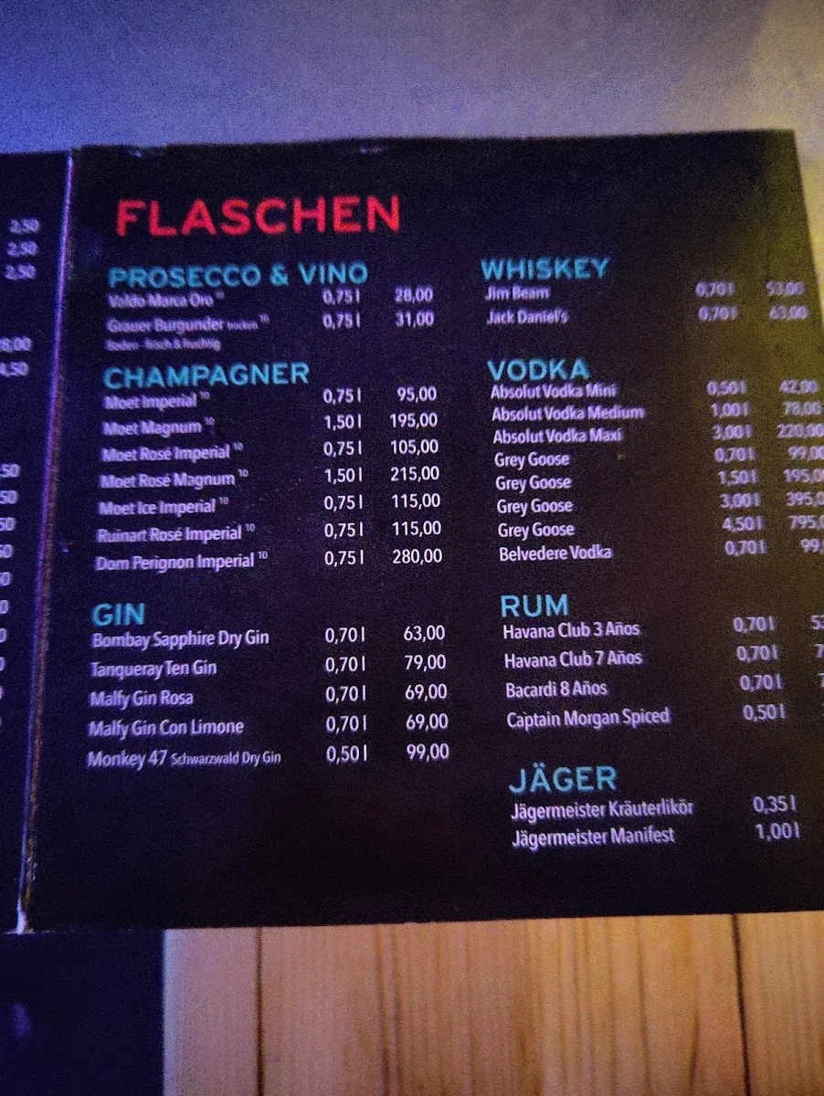 Neuraum – Speisekarte in München, Bayern