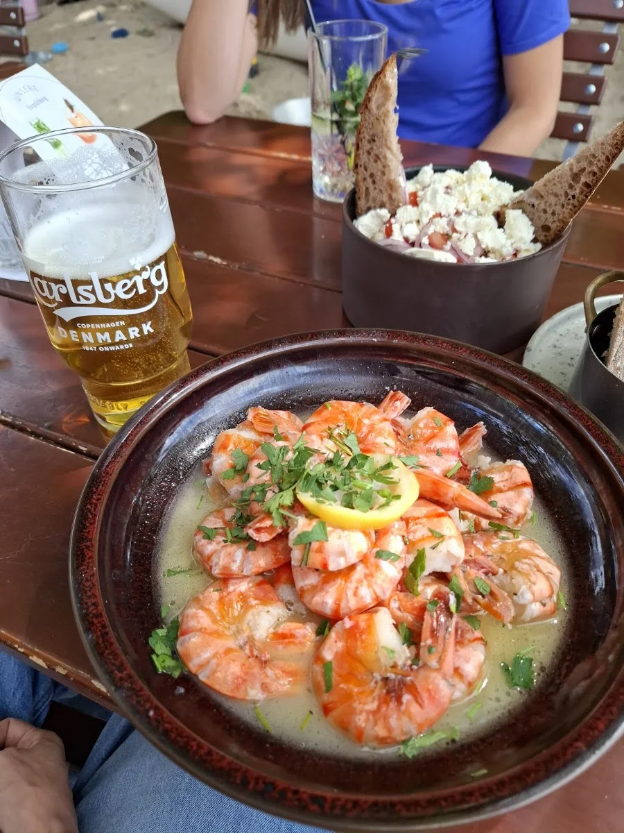 Fisch-Borke – Garnelen in Berlin