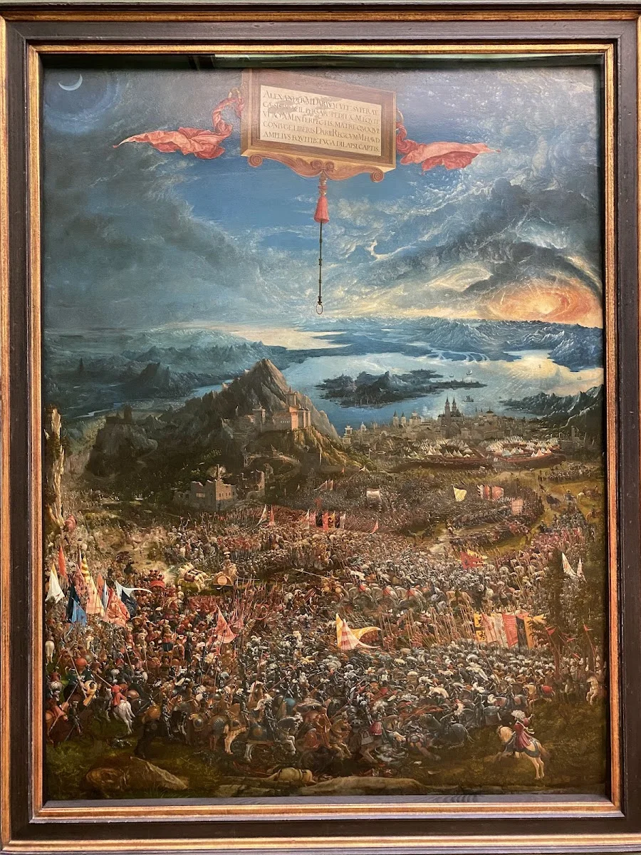 Alte Pinakothek – Die Alexanderschlacht in München, Bayern