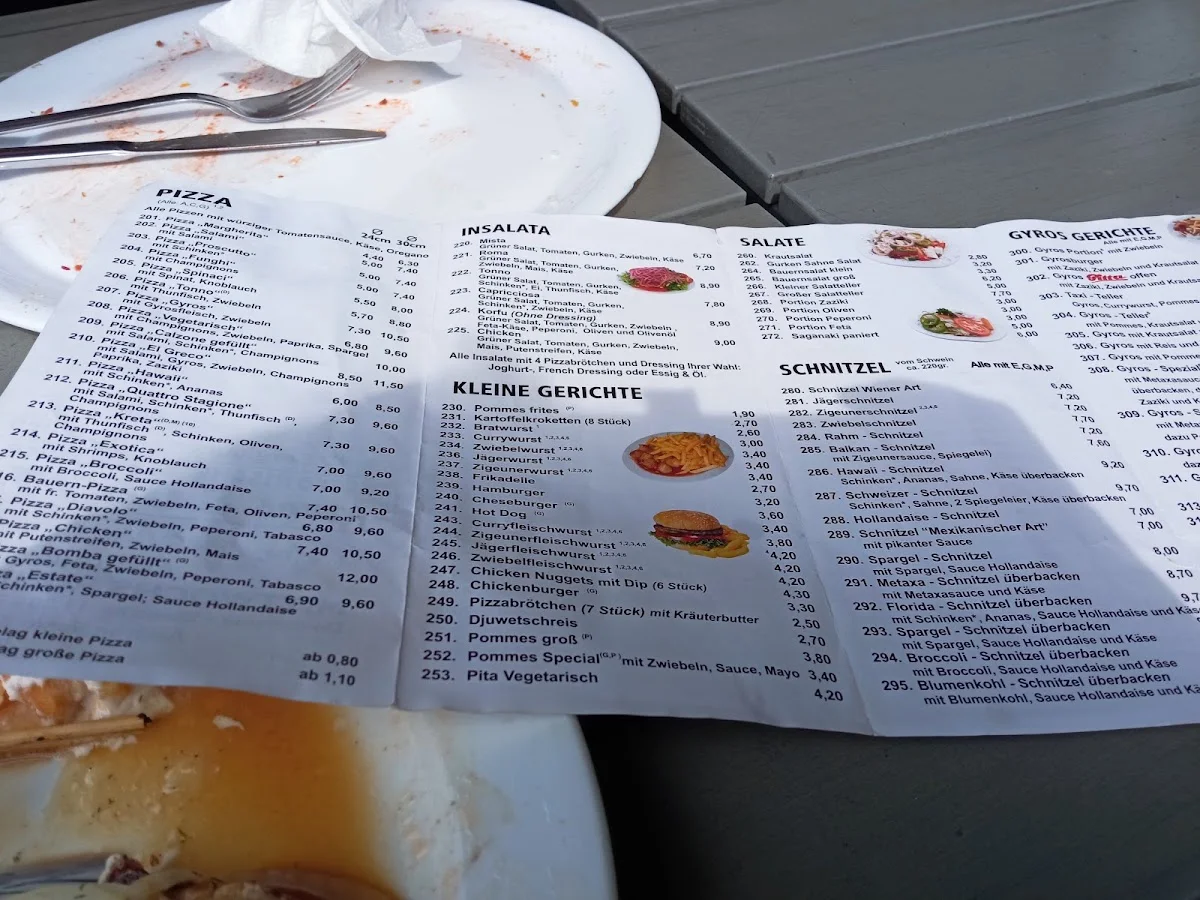 Korfu-Grill – Speisekarte in Bergkamen, Nordrhein-Westfalen