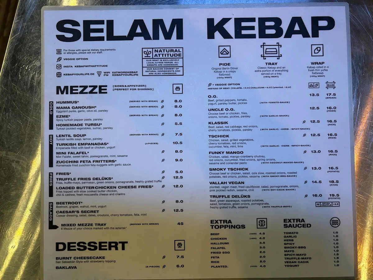 Kebap with Attitude - Mitte – Speisekarte in Berlin