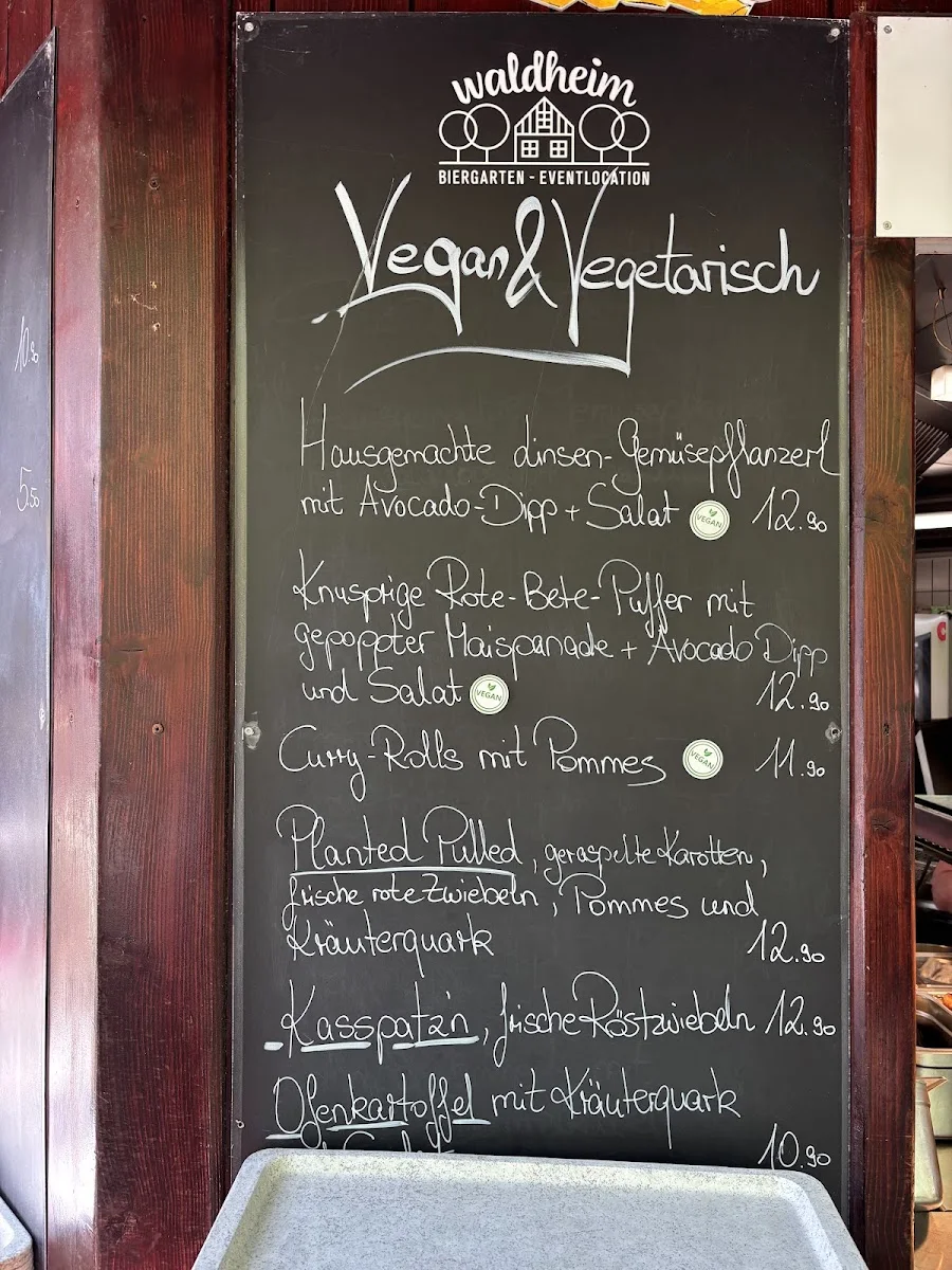 Biergarten & Eventlocation Waldheim – Speisekarte in München, Bayern