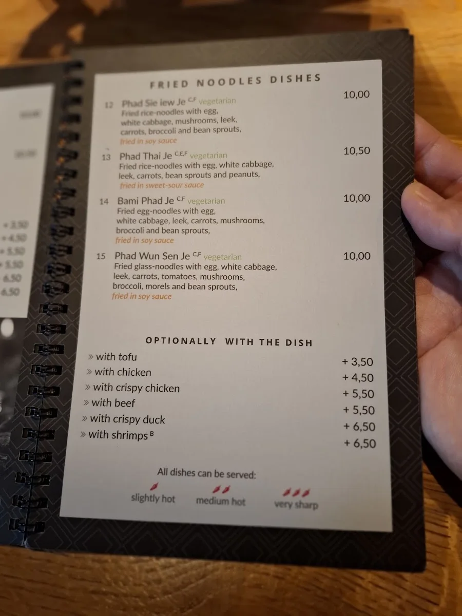 Thai Wok | Ohmstr. – Speisekarte in Frankfurt am Main, Hessen