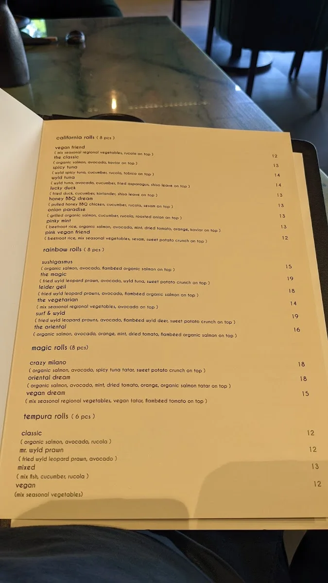 arsién – Speisekarte in Lübeck, Schleswig-Holstein