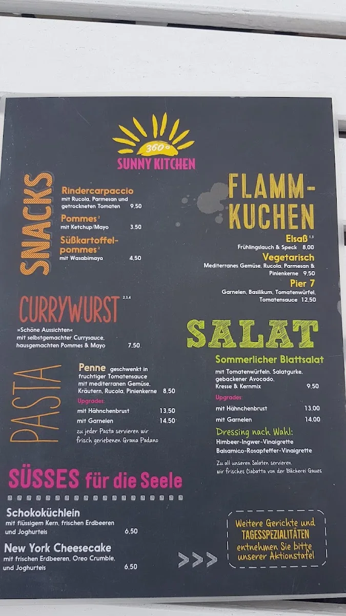 Schöne Aussichten 360° Beachclub Hannover – Speisekarte in Hannover, Niedersachsen