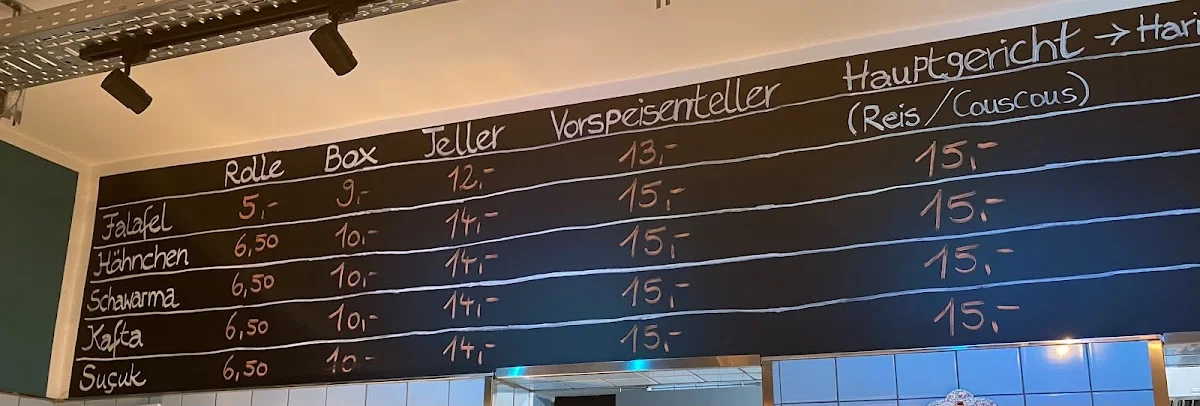 Isi Baba *Falafel* – Speisekarte in Mülheim an der Ruhr, Nordrhein-Westfalen